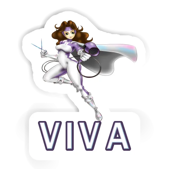 Sticker Hairdresser Viva Gift package Image