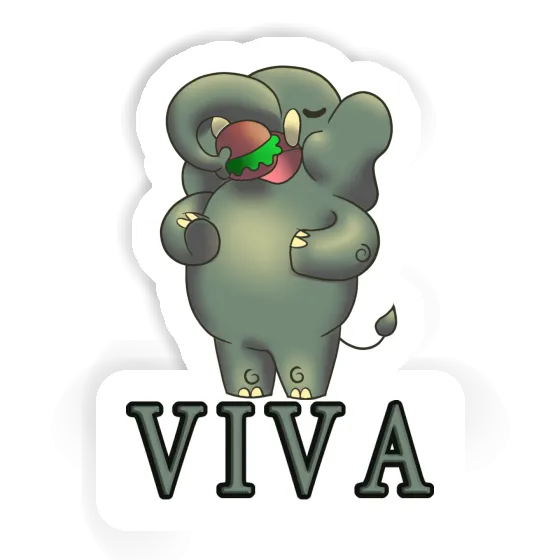 Elephant Sticker Viva Notebook Image