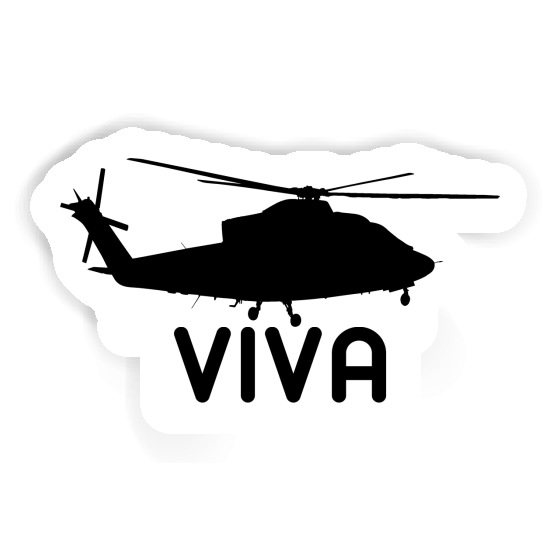 Viva Sticker Helicopter Image