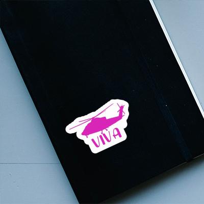 Sticker Viva Helicopter Notebook Image