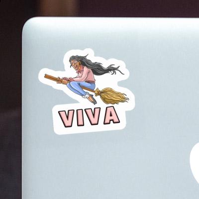 Sticker Witch Viva Laptop Image