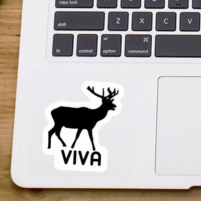 Sticker Hirsch Viva Laptop Image