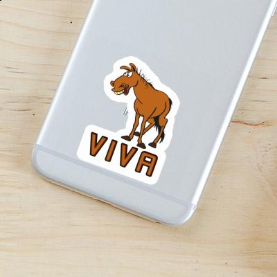 Sticker Pferd Viva Laptop Image