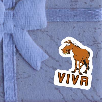 Autocollant Viva Cheval Image