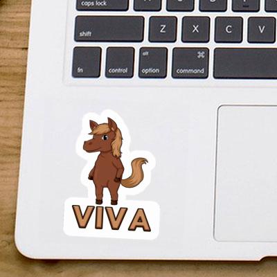 Viva Sticker Horse Laptop Image