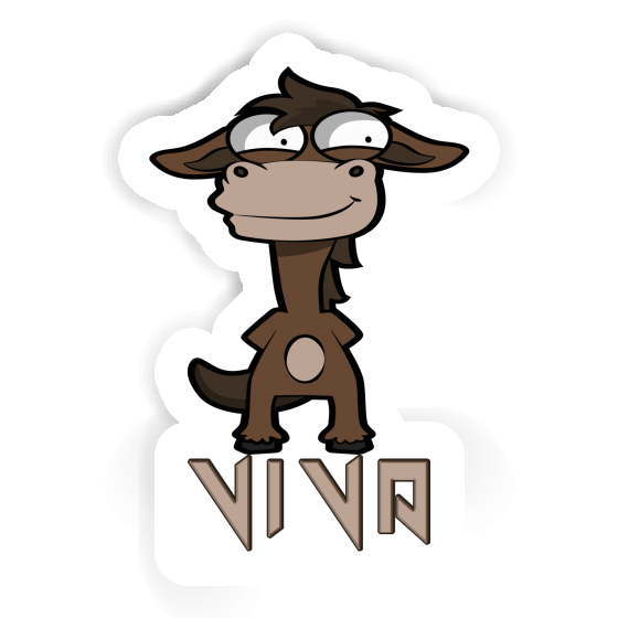 Sticker Standing Horse Viva Gift package Image