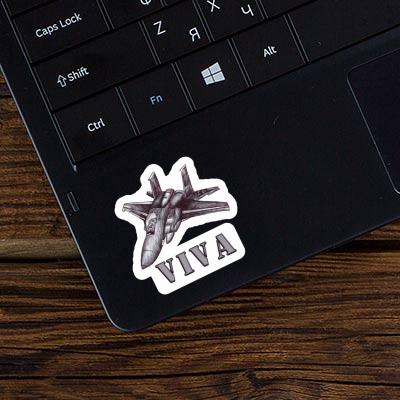 Plane Sticker Viva Laptop Image