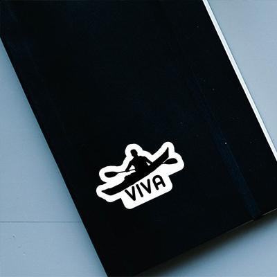 Sticker Kayaker Viva Notebook Image