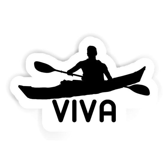 Sticker Kayaker Viva Image