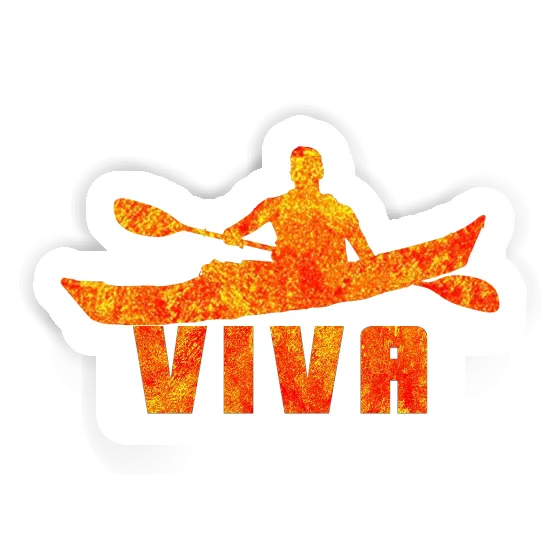 Sticker Kayaker Viva Image