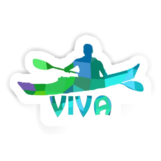 Sticker Kayaker Viva Image