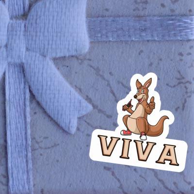 Sticker Kangaroo Viva Image