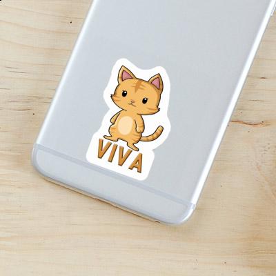 Cat Sticker Viva Notebook Image