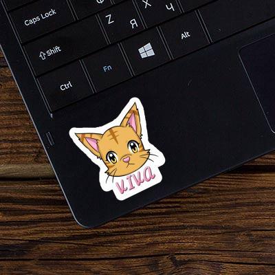 Sticker Cat Viva Image