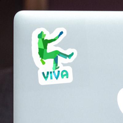 Sticker Kletterer Viva Image