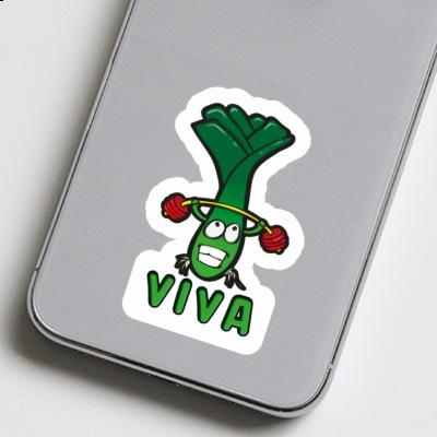 Weight Lifter Sticker Viva Laptop Image