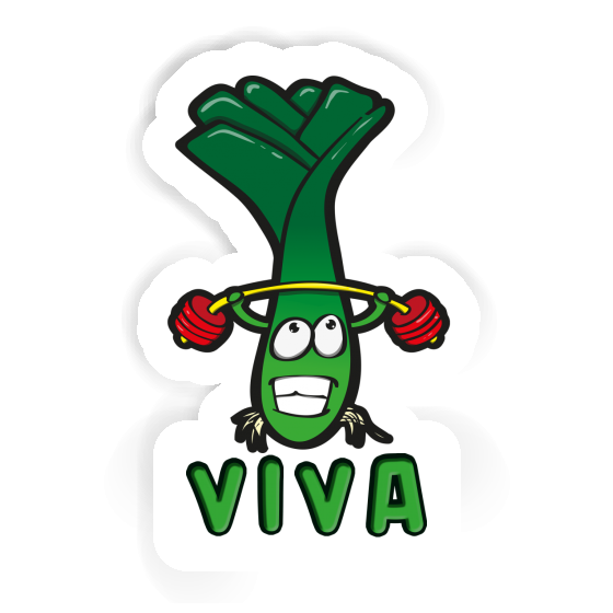 Weight Lifter Sticker Viva Image