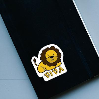 Viva Sticker Lion Notebook Image