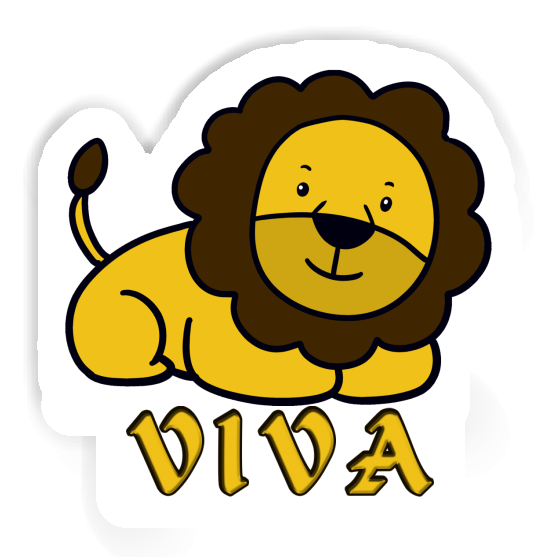 Viva Sticker Lion Laptop Image