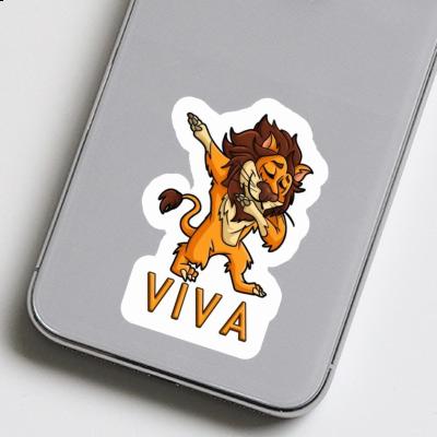 Sticker Viva Lion Notebook Image