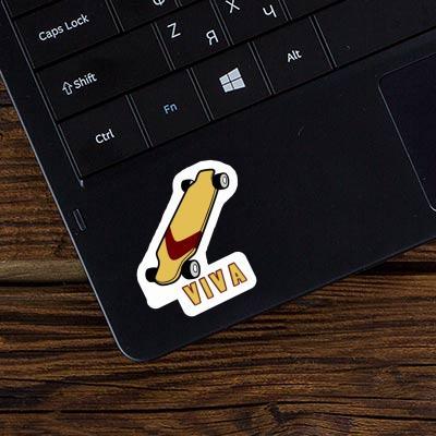 Sticker Viva Longboard Notebook Image