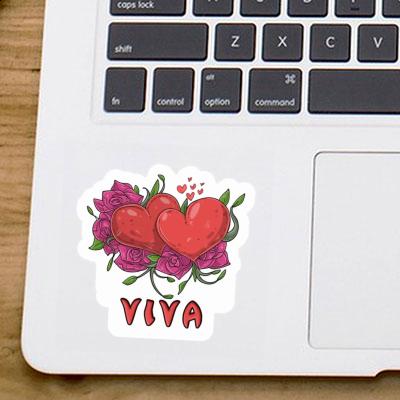 Sticker Viva Heart Gift package Image