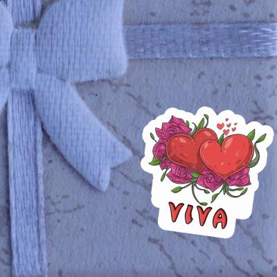 Sticker Viva Heart Gift package Image