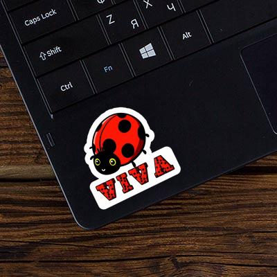 Sticker Ladybird Viva Laptop Image