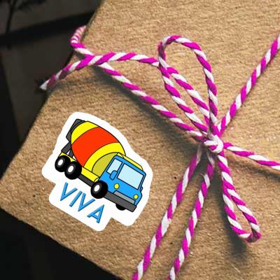 Sticker Viva Mischer-LKW Laptop Image