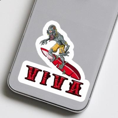 Surfer Sticker Viva Image