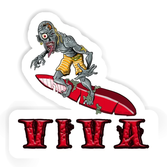 Sticker Viva Surfer Image