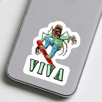 Sticker Viva Boarder Image