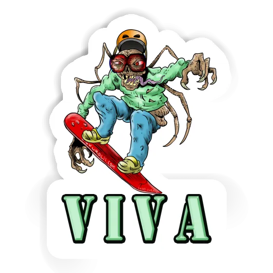 Sticker Viva Boarder Laptop Image