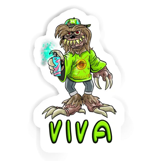 Sprayer Sticker Viva Laptop Image