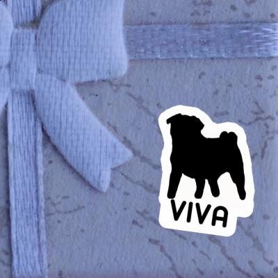 Viva Sticker Pug Image