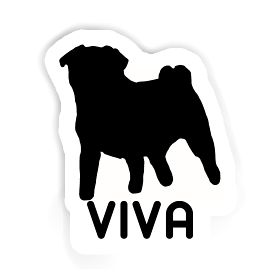 Viva Sticker Pug Notebook Image