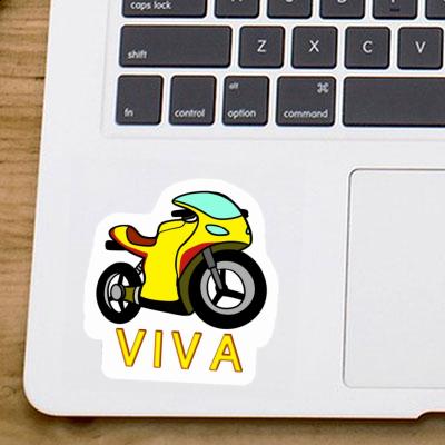 Viva Sticker Motorcycle Notebook Image