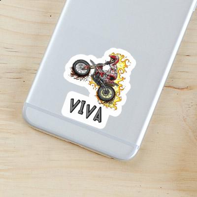 Viva Autocollant Dirt Biker Image