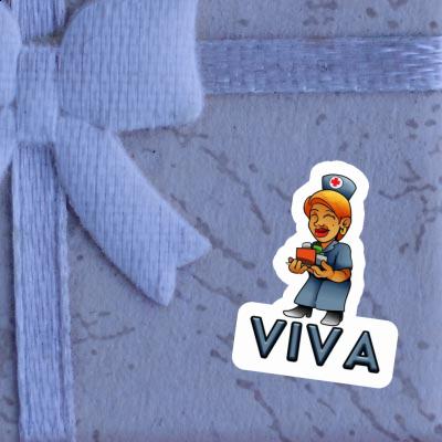 Viva Sticker Nurse Laptop Image