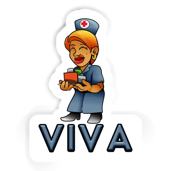 Viva Sticker Nurse Notebook Image