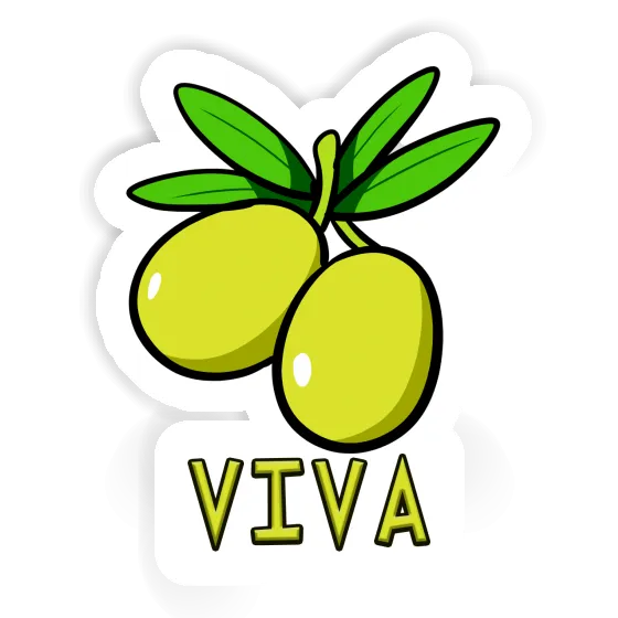 Sticker Viva Olive Notebook Image