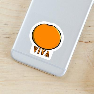 Sticker Orange Viva Notebook Image