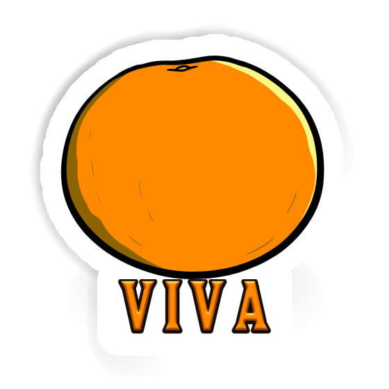 Sticker Orange Viva Gift package Image