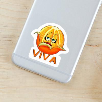 Orange Sticker Viva Laptop Image