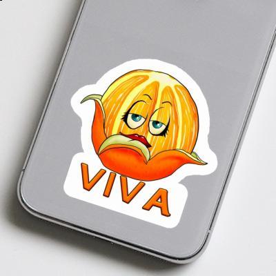 Orange Sticker Viva Laptop Image