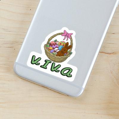 Sticker Viva Easter basket Notebook Image