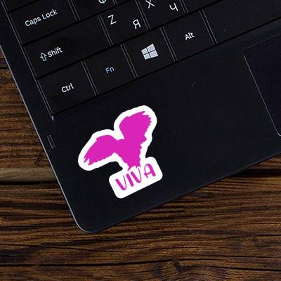 Sticker Viva Owl Laptop Image