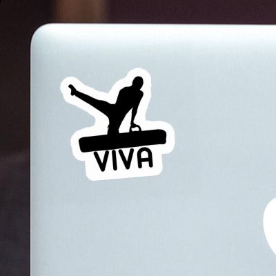 Gymnast Sticker Viva Notebook Image