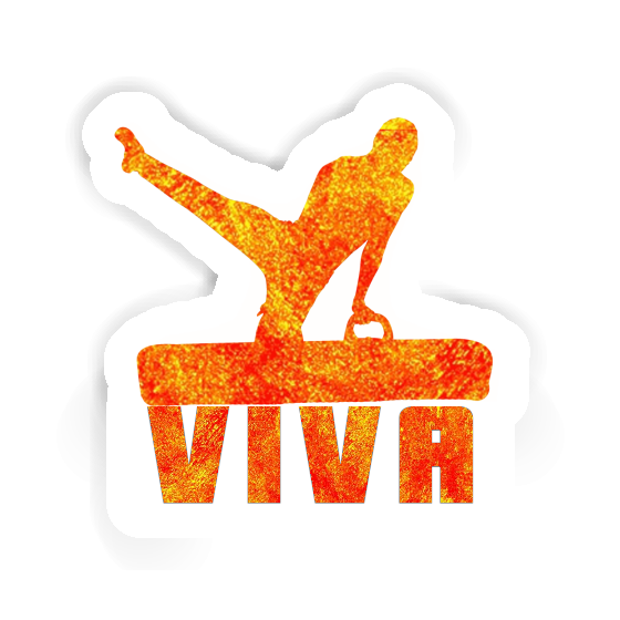 Viva Sticker Gymnast Laptop Image