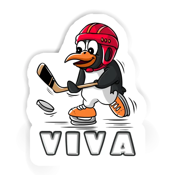 Viva Sticker Ice Hockey Penguin Gift package Image